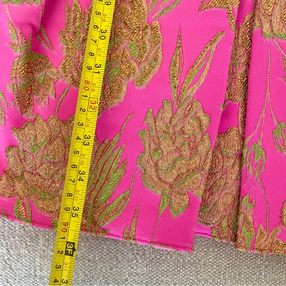 Marchesa Pink and Gold Dress - Picture 9 of 12
